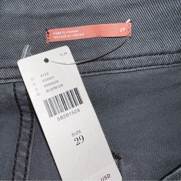 Anthropologie Pilcro new with tags gray size 29 - Picture 4 of 11